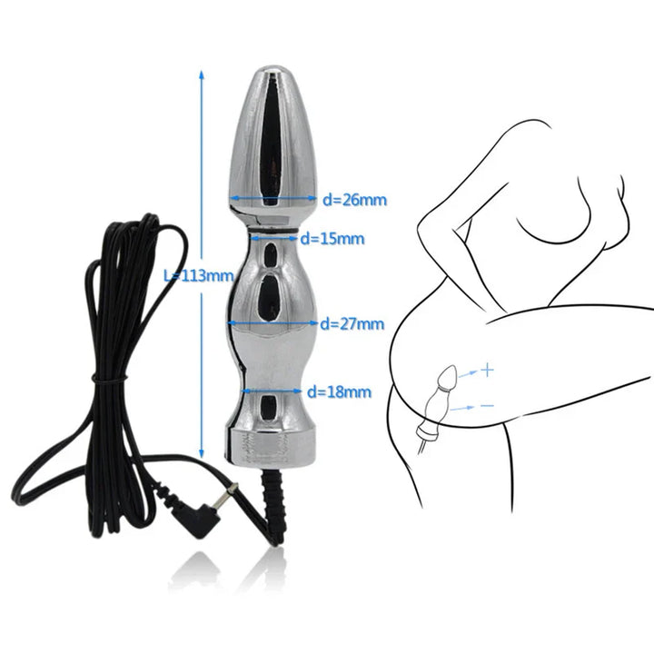 50 Kinds Electric Shock Butt Plug,Bdsm Electro Anal Sex Toy,E-stim Jump Egg Dildo Vibrator - fromasia2america.shop