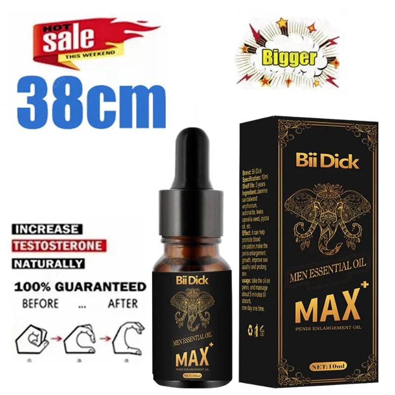 10pcs Pennies Enlargement Oil Penis Thickening Growth Increase Big Dick Enlarge For Men - fromasia2america.shop