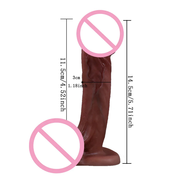 Dildo Real Penis Dick Cock Silicone with Suction Cup Strapon Women - fromasia2america.shop