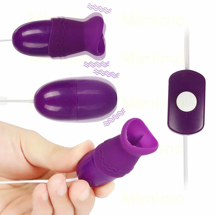 Egg Sex Tongue Vibrator USB Vibrating Love Balls G Point Vagina Famme Clitoris Stimulator Toys for Women - fromasia2america.shop