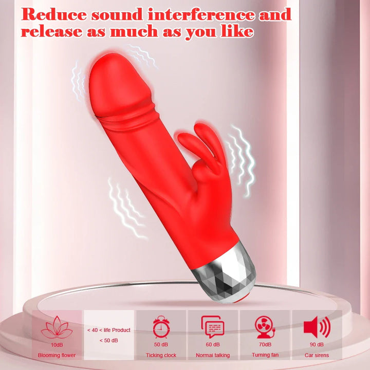 Dildo Rabbit Vibrator for Women Vaginal Clitoris Stimulator Female Masturbator Sex Toy - fromasia2america.shop