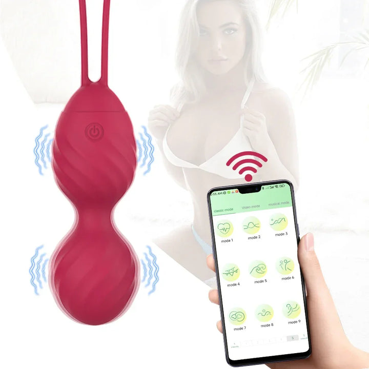 APP Bluetooth Control Vibrator Egg for Women Balls Vibrating G Spot Dildo Love Egg - fromasia2america.shop