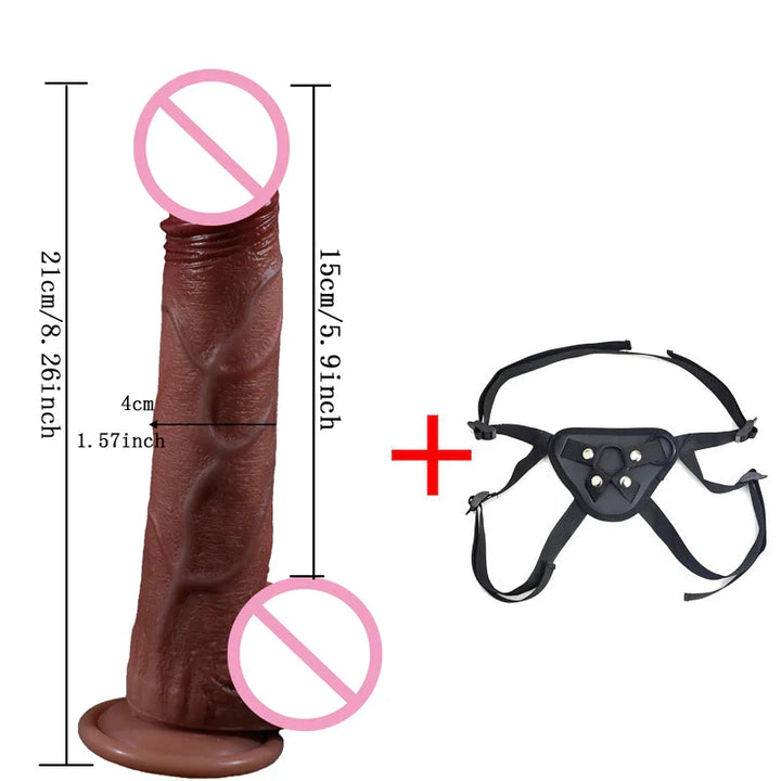 Dildo Real Penis Dick Cock Silicone with Suction Cup Strapon Women - fromasia2america.shop