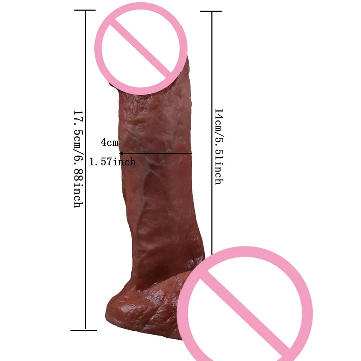 Dildo Real Penis Dick Cock Silicone with Suction Cup Strapon Women - fromasia2america.shop