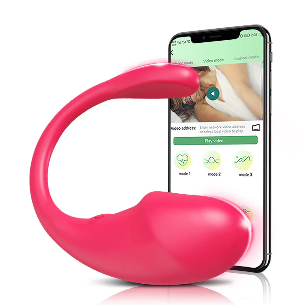 APP Vibrator Bluetooth Dildo Female for Women Wireless Remote Control Vibrators Wear Vibrating Love Egg Toy - fromasia2america.shop