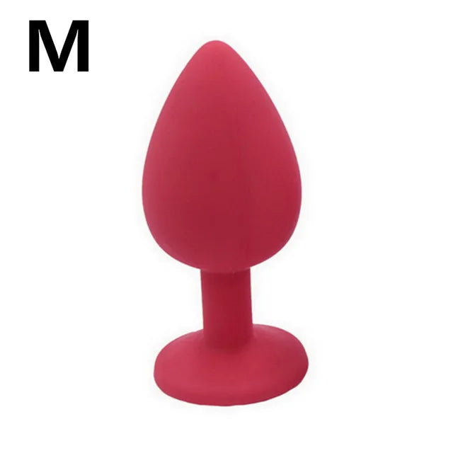 100% Silicone Butt Plug Anal Plug Unisex - fromasia2america.shop