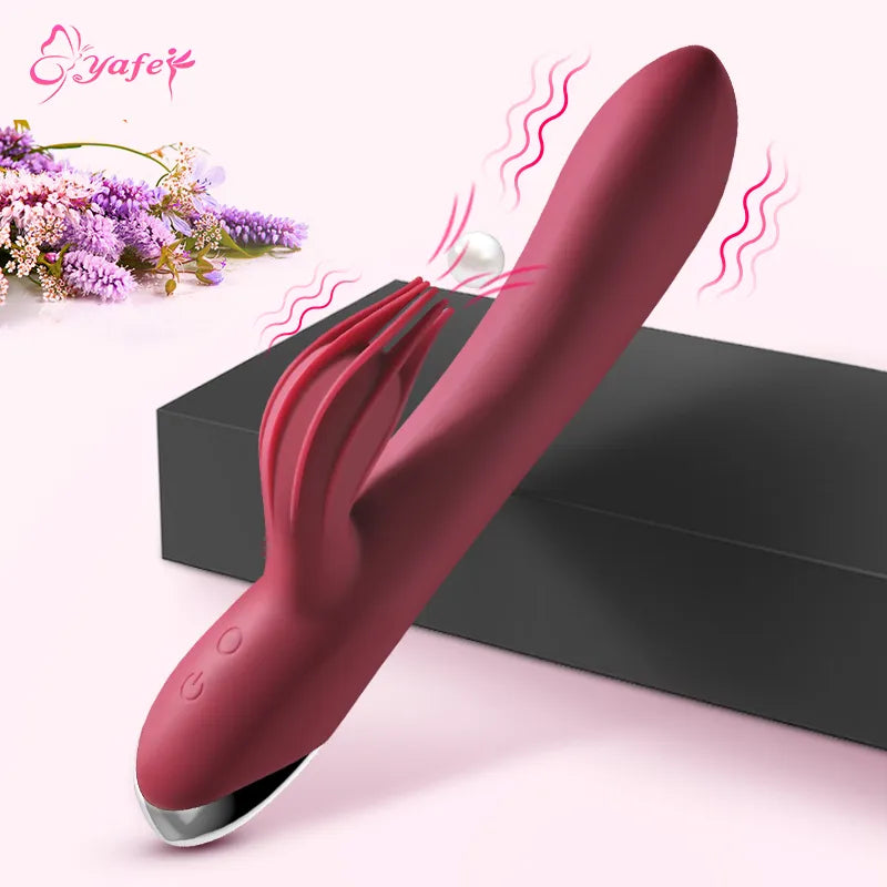 10 Speeds G Spot Vibrator Powerful Dildo Rabbit Vibrator for Women - fromasia2america.shop