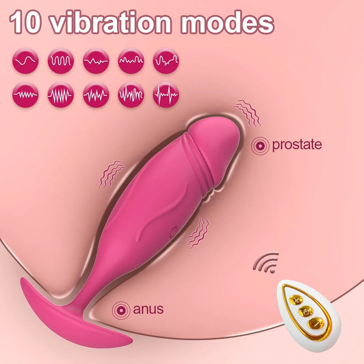 Remote Control Dildo Vibrator for Women Clitoris Stimulator Love egg Massage Prostate - fromasia2america.shop