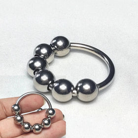 Metal Penis Ring Sex Toys for Men Male Delay Ejaculation Stainless Steel Cock Ring - fromasia2america.shop