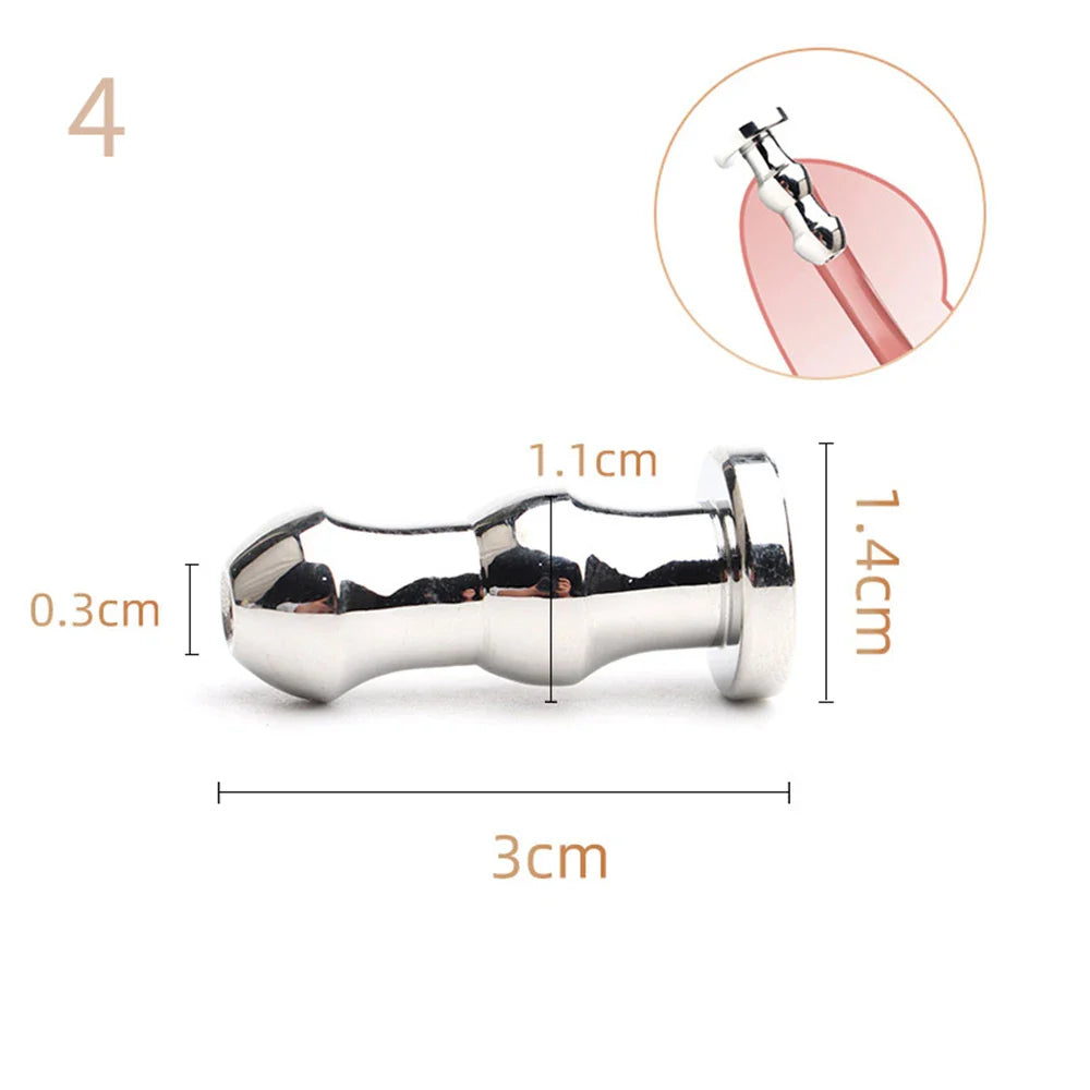 31 Style Stainless Steel Hollow Urethral Catheter Dilator Gay Horse Eye Stimulate Men Penis Plug - fromasia2america.shop