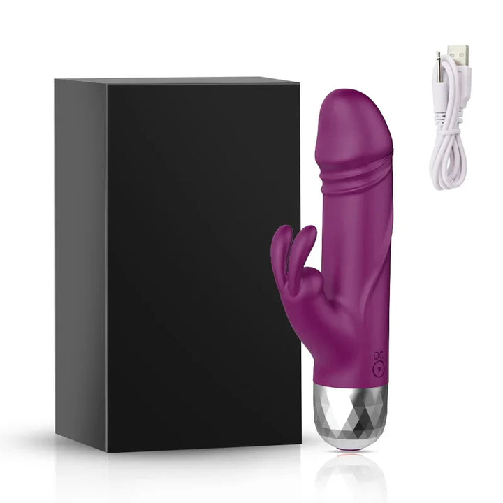 Dildo Rabbit Vibrator for Women Vaginal Clitoris Stimulator Female Masturbator Sex Toy - fromasia2america.shop