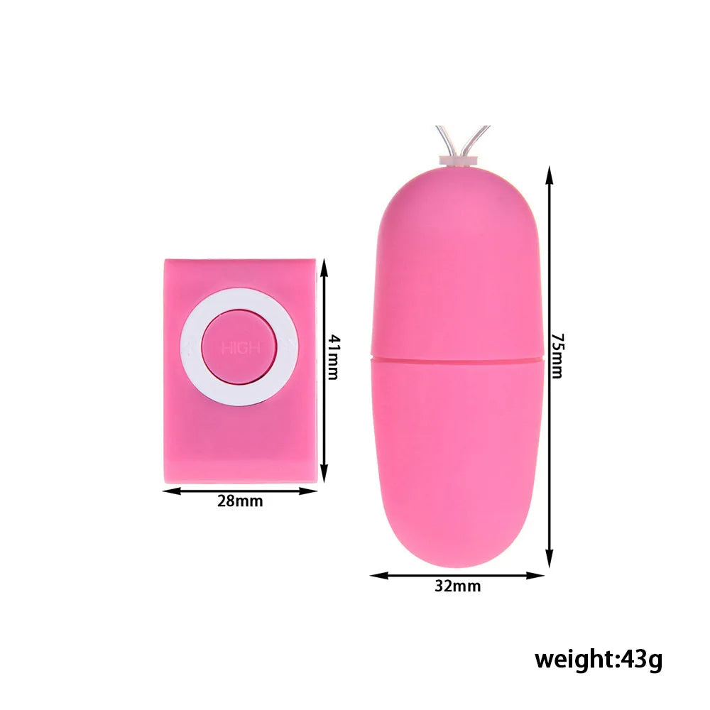 20 Speed Wireless Remote Control Pantie Vibrators Mini Bullet Love Egg Female For Woman - fromasia2america.shop