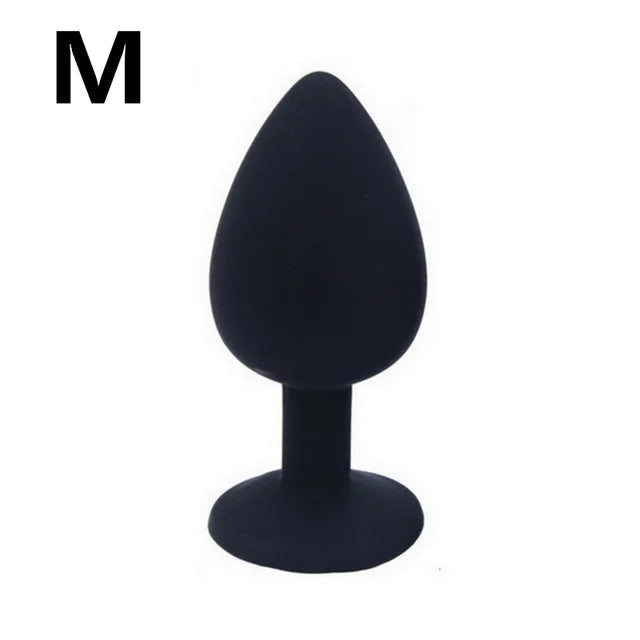 100% Silicone Butt Plug Anal Plug Unisex - fromasia2america.shop