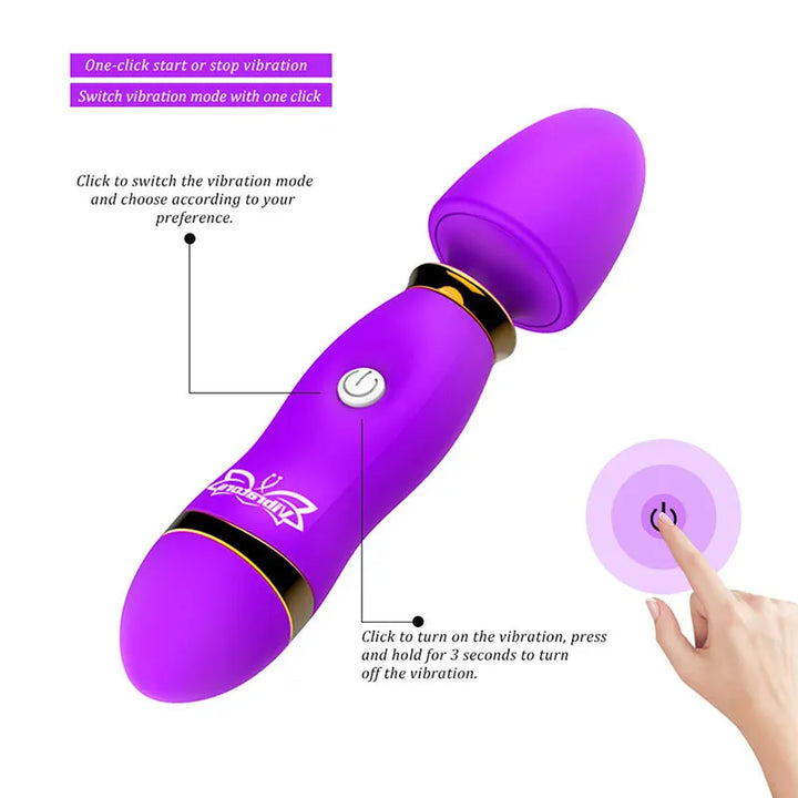 Vibrator Vagina Massager Clitoris Butt Plug Anal For Woman Men - fromasia2america.shop