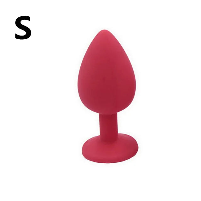 100% Silicone Butt Plug Anal Plug Unisex - fromasia2america.shop