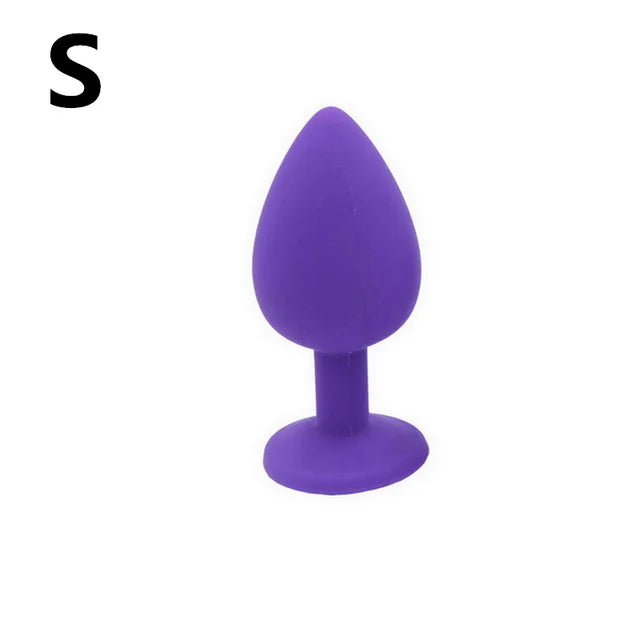 100% Silicone Butt Plug Anal Plug Unisex - fromasia2america.shop