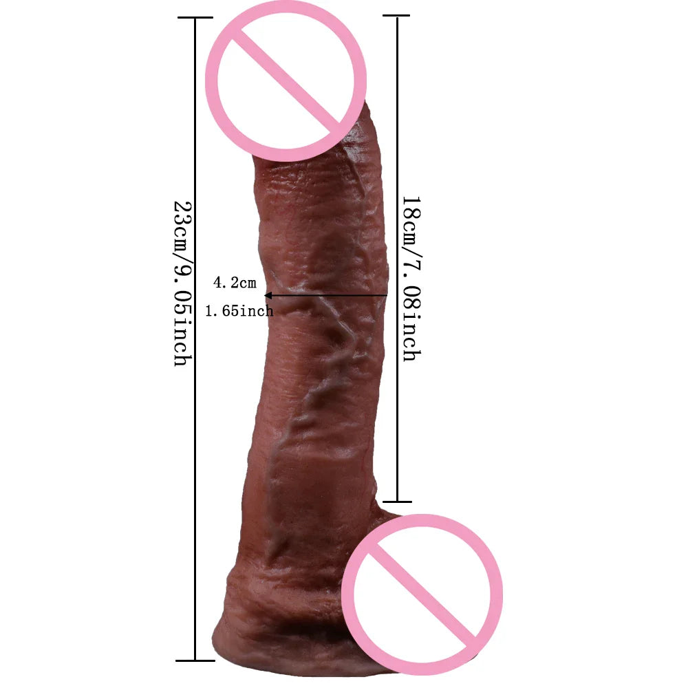 Dildo Real Penis Dick Cock Silicone with Suction Cup Strapon Women - fromasia2america.shop