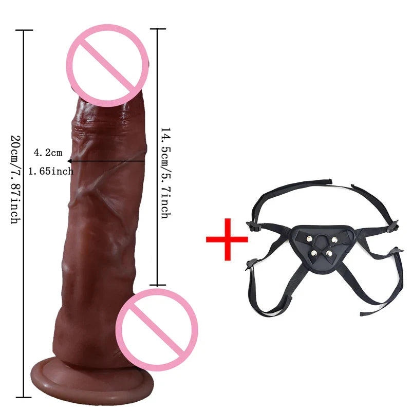 Dildo Real Penis Dick Cock Silicone with Suction Cup Strapon Women - fromasia2america.shop