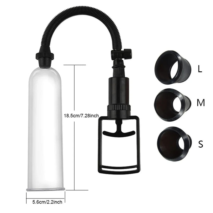 Male Penis Pump Manual Penis Enlarger Enhancement Erection SexToys For Man - fromasia2america.shop