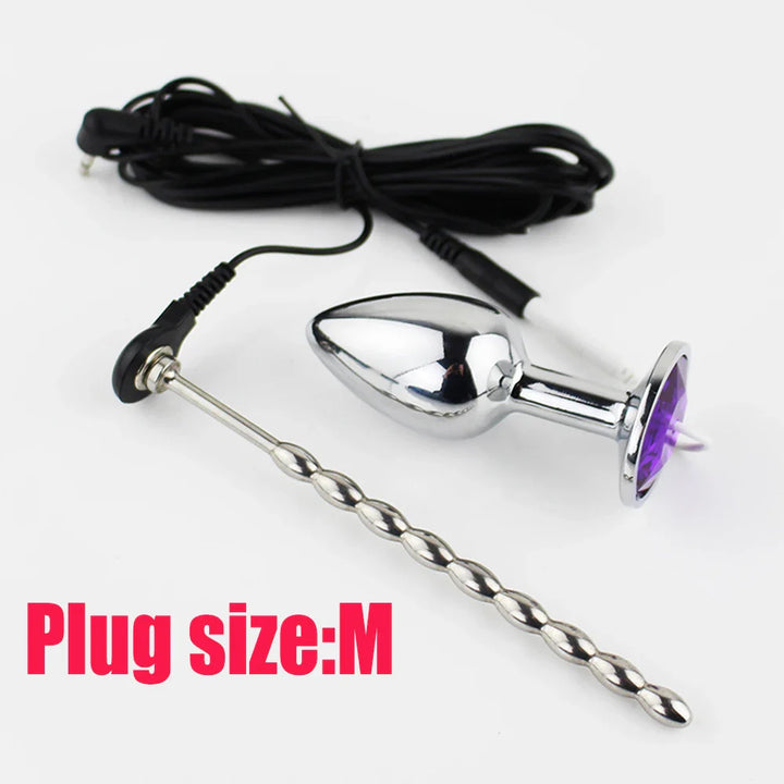 50 Kinds Electric Shock Butt Plug,Bdsm Electro Anal Sex Toy,E-stim Jump Egg Dildo Vibrator - fromasia2america.shop