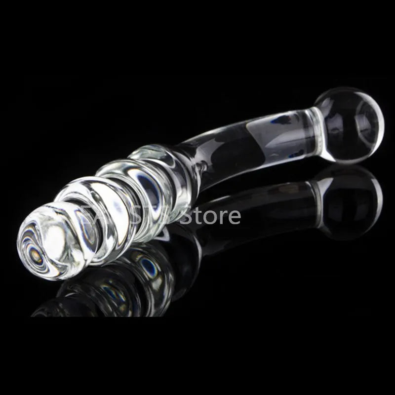 Dildo Fake Penis Crystal Anal Beads Butt Plug Prostate Massager G Spot Female - fromasia2america.shop