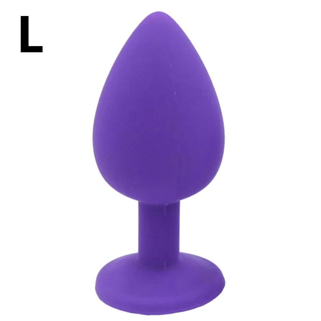 100% Silicone Butt Plug Anal Plug Unisex - fromasia2america.shop