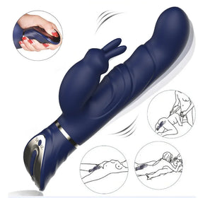 Rabbit Vibrator 10 Vibratory Mode Sex Toy G-spot Female Dildo Vaginal Clitoris - fromasia2america.shop