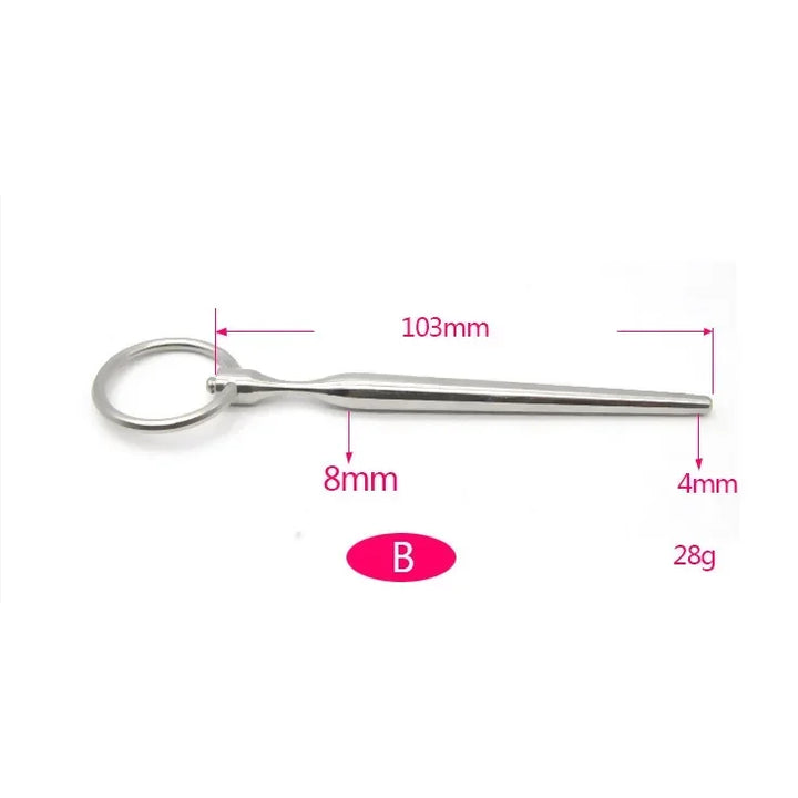 Male Uretha Dilator Plug Sounds Penis Beads Plug Threaded  for Men Gay - fromasia2america.shop