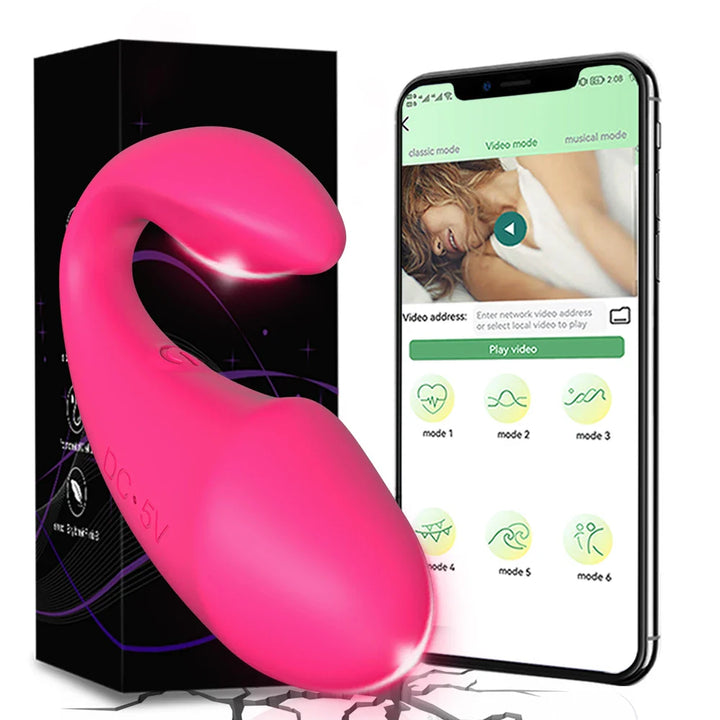 APP Vibrator Bluetooth Dildo Female for Women Wireless Remote Control Vibrators Wear Vibrating Love Egg Toy - fromasia2america.shop