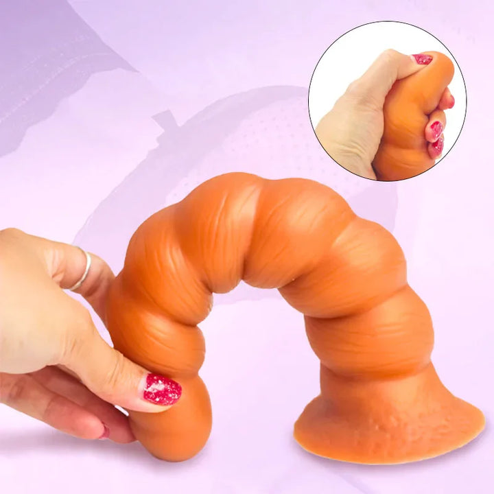 Anal Plug with Suction Cup Butt Plug Realistic Dildo for Men and Women - fromasia2america.shop