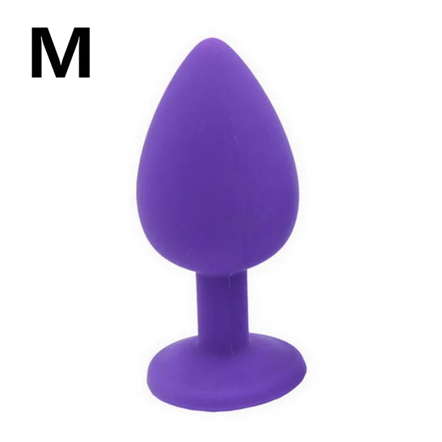 100% Silicone Butt Plug Anal Plug Unisex - fromasia2america.shop