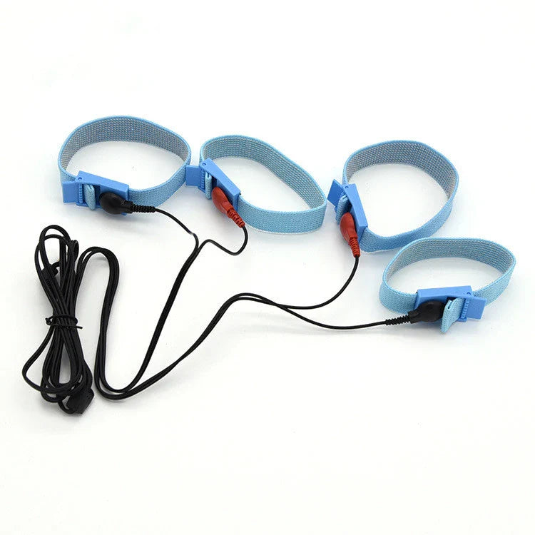 BDSM Male Electric Shock Cock Ring Electro Stimulation Breast Body Massage Pad - fromasia2america.shop