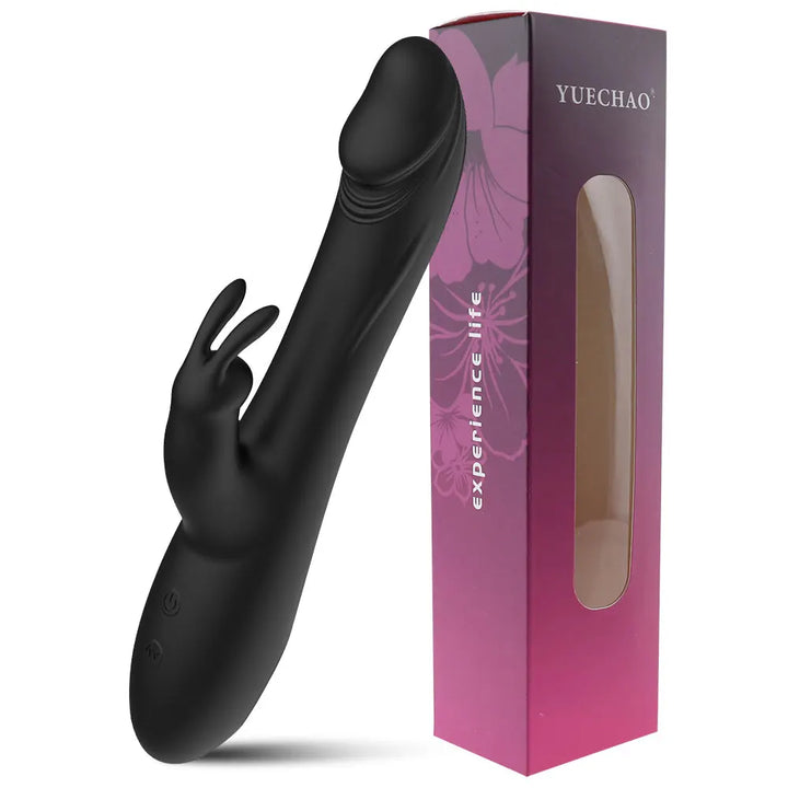 Rabbit Female Vibrator Dual Motor Telescopic Clit Vagina Stimulation - fromasia2america.shop