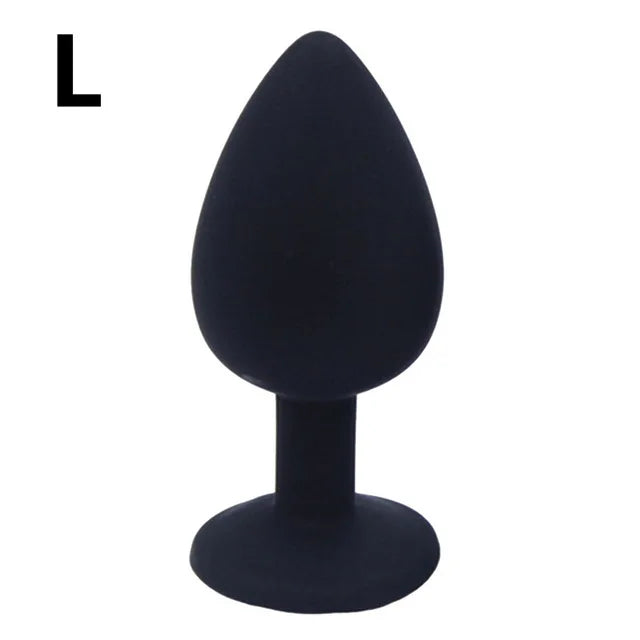 100% Silicone Butt Plug Anal Plug Unisex - fromasia2america.shop