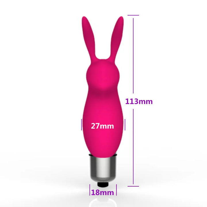 Rabbit Shape Vibration Clit Stimulation Adult Sex Toy Vibrating Jump Love Egg for Women Female - fromasia2america.shop