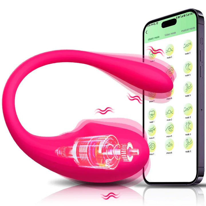 APP Bluetooth Control Vibrator for Women Clitoris G Spot Vagina Dildo Wearable Massager Jumping Eggs - fromasia2america.shop