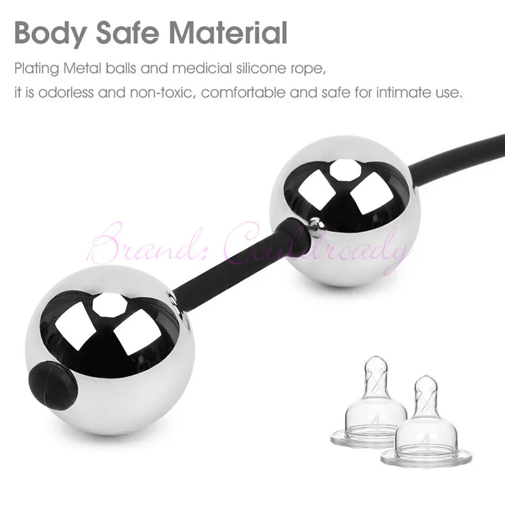 Butt Plug Silicone Rope Ben Wa Geisha Balls Weighted Vaginal Kegel Exerciser Erotic Sex Toys for Woman - fromasia2america.shop