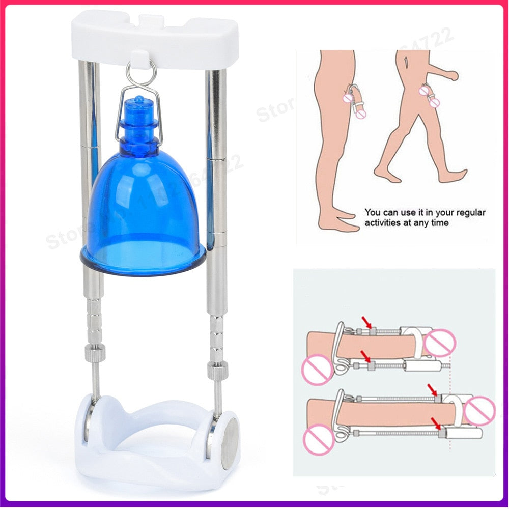 Manual Penis Extender Enlargement Set Masturbator Vacuum Pump for Men