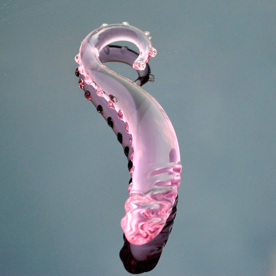 Pink Pyrex Glass Dildo Artificial Penis Crystal Fake Anal Plug Prostate Massager For Women Adult Sex Toy Store - SexxToys.Shop