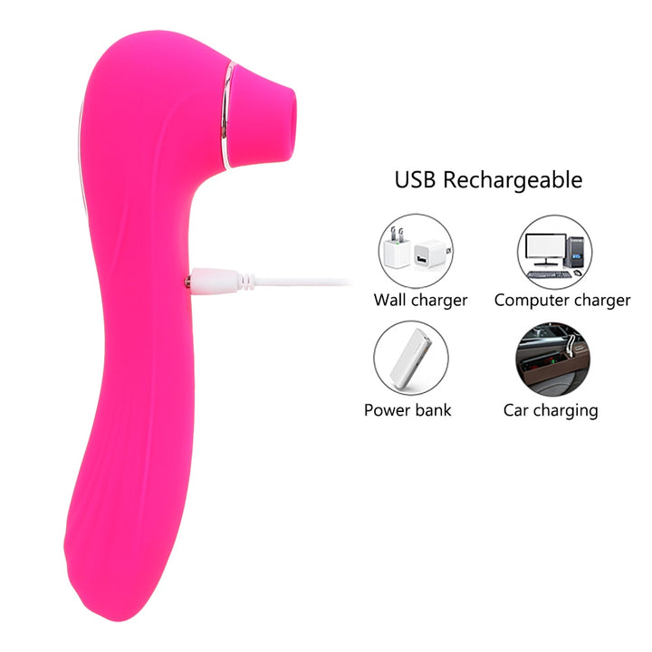 Clitoral Stimulator Oral Licking Nipple Sucking Tongue Vibrating 10 Speeds Clit Sucker Vibrator For Women Adult Sex Toy Store - SexxToys.Shop