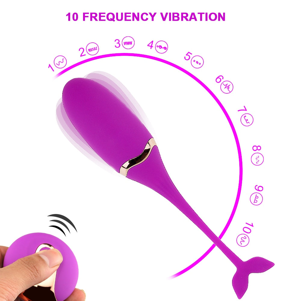 Kegel Balls Vibrating Egg Remote Control Vibrator G-spot Massager USB Rechargeable For Women Adult Sex Toy Store - SexxToys.Shop