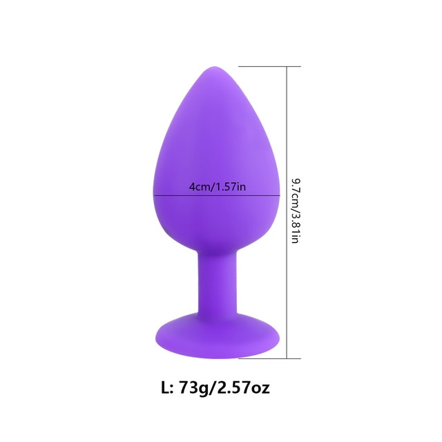 Anal Butt Plug Silicone Dildo G-spot Stimulator For Men or Women Adult Sex Toy Store - SexxToys.Shop