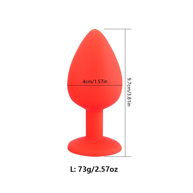 Anal Butt Plug Silicone Dildo G-spot Stimulator For Men or Women Adult Sex Toy Store - SexxToys.Shop