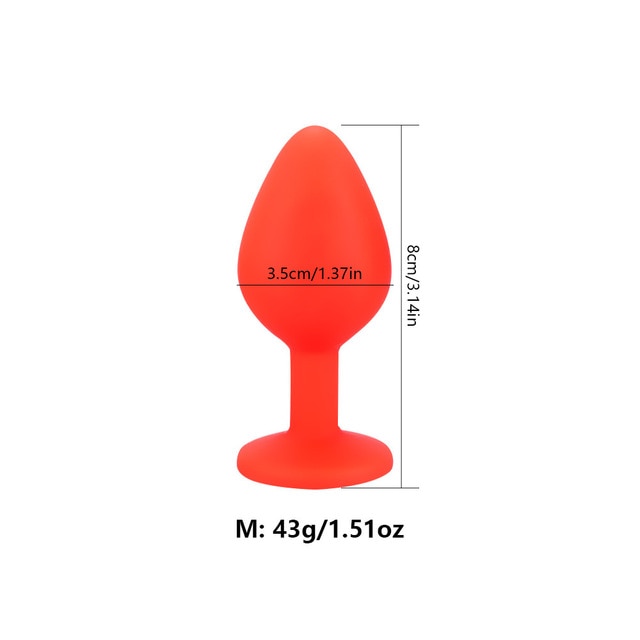 Anal Butt Plug Silicone Dildo G-spot Stimulator For Men or Women Adult Sex Toy Store - SexxToys.Shop