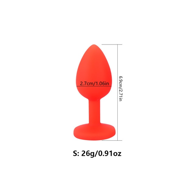 Anal Butt Plug Silicone Dildo G-spot Stimulator For Men or Women Adult Sex Toy Store - SexxToys.Shop