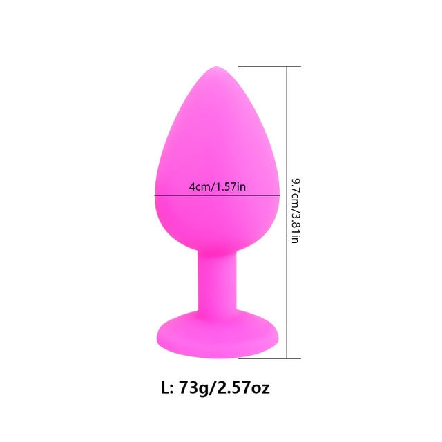 Anal Butt Plug Silicone Dildo G-spot Stimulator For Men or Women Adult Sex Toy Store - SexxToys.Shop