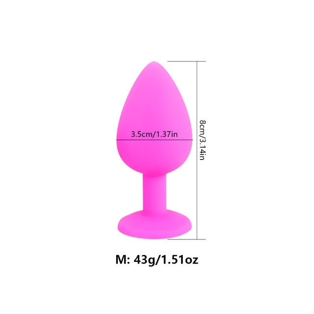 Anal Butt Plug Silicone Dildo G-spot Stimulator For Men or Women Adult Sex Toy Store - SexxToys.Shop