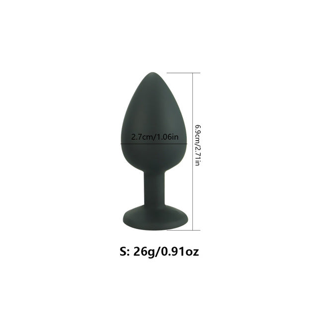 Anal Butt Plug Silicone Dildo G-spot Stimulator For Men or Women Adult Sex Toy Store - SexxToys.Shop