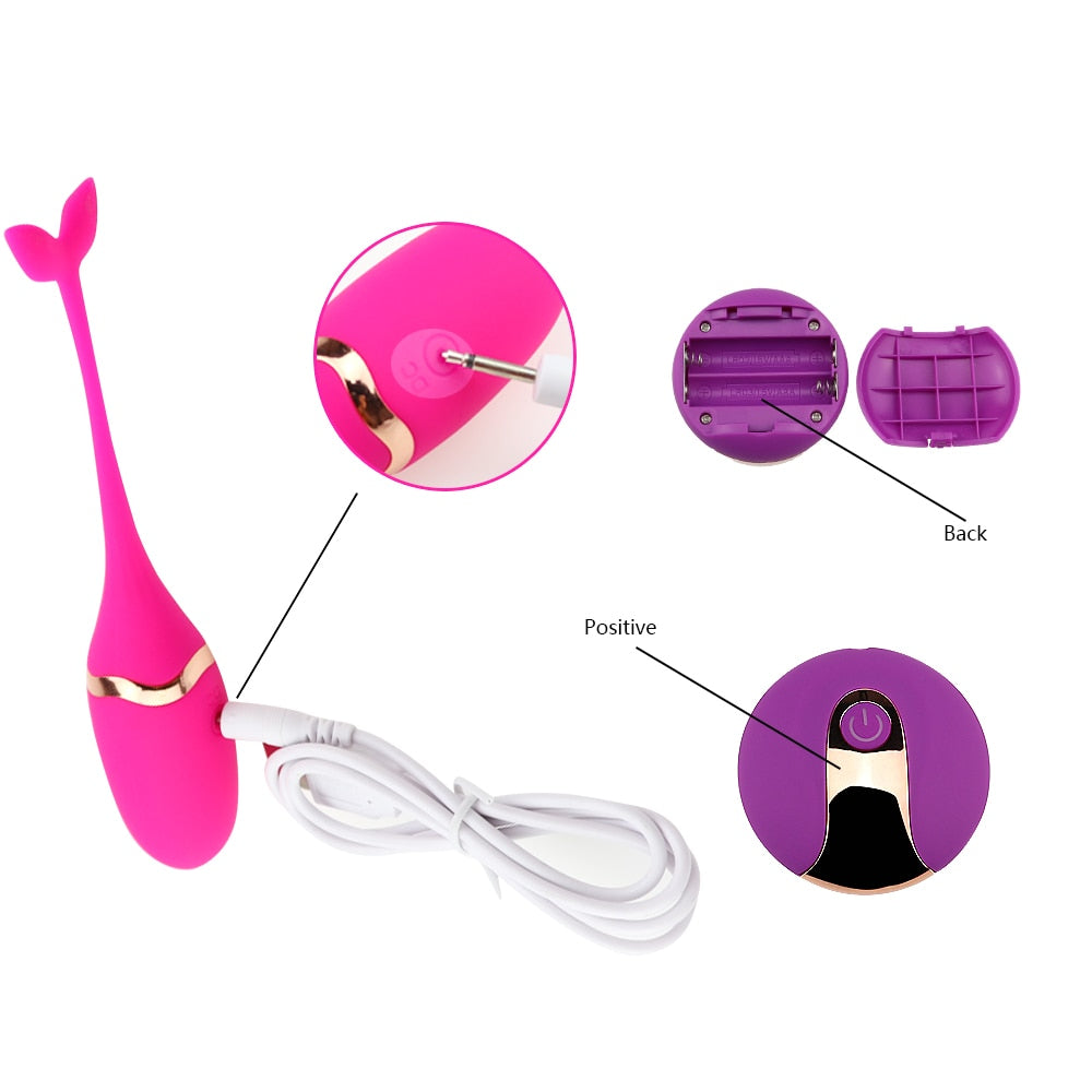 Kegel Balls Vibrating Egg Remote Control Vibrator G-spot Massager USB Rechargeable For Women Adult Sex Toy Store - SexxToys.Shop