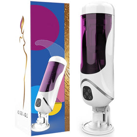 Fully Automatic Piston Telescopic + Rotating Male Masturbator Cup Real Vagina Sucking Vibrator Hands Free Sex Machina For Men Adult Sex Toy Store - SexxToys.Shop